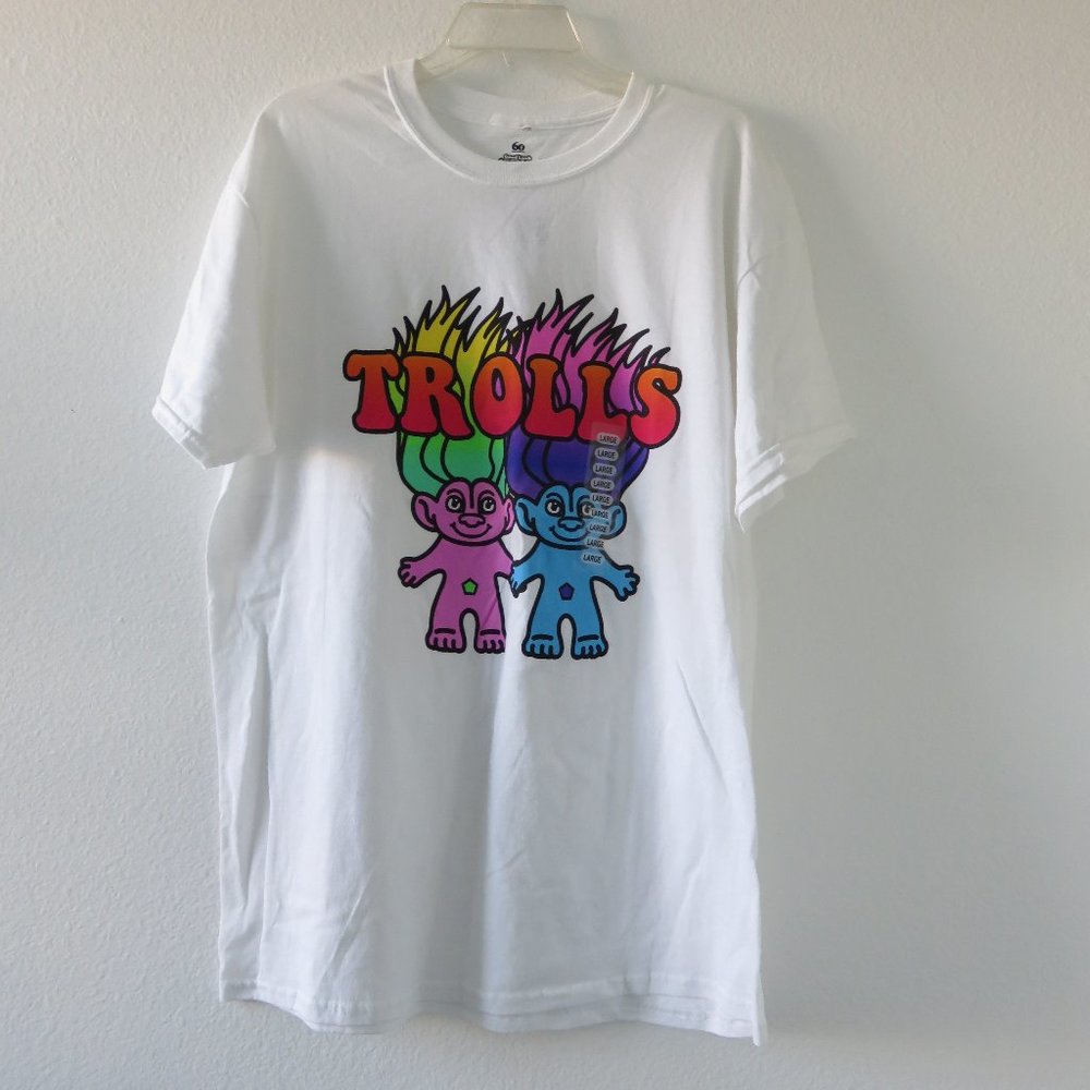 (#I) Trolls T-shirt,  Good Luck Trolls Size Large